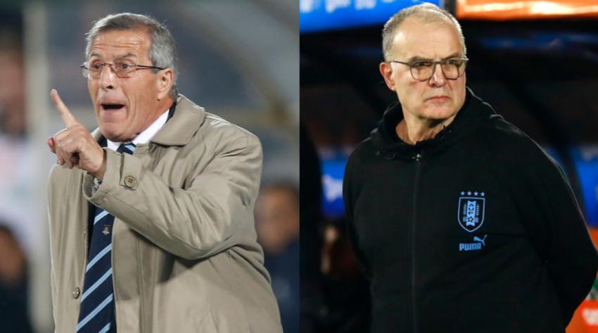 Óscar Washington Tabárez elogió el proceso de Marcelo Bielsa en Uruguay - Crédito: Photosport.