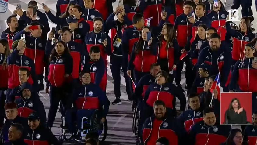 VIDEO | Así desfiló el Team ParaChile en la inauguración de los Juegos Parapanamericanos