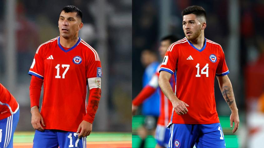 Gary Medel y Víctor Méndez - Crédito: Photosport