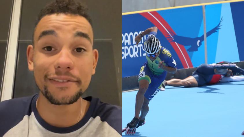 El desesperado mensaje de deportista brasileño que es acosado tras empujar a Emanuelle Silva en Santiago 2023