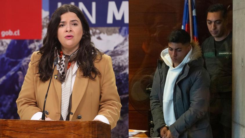 Ministra Antonia Orellana y Jordhy Thompson - Creditos: Agencia UNO