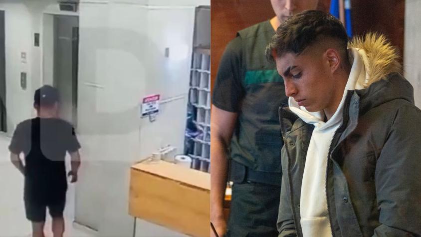 Video: así fue la llegada de Jordhy Thompson al departamento donde agredió a su ex pareja