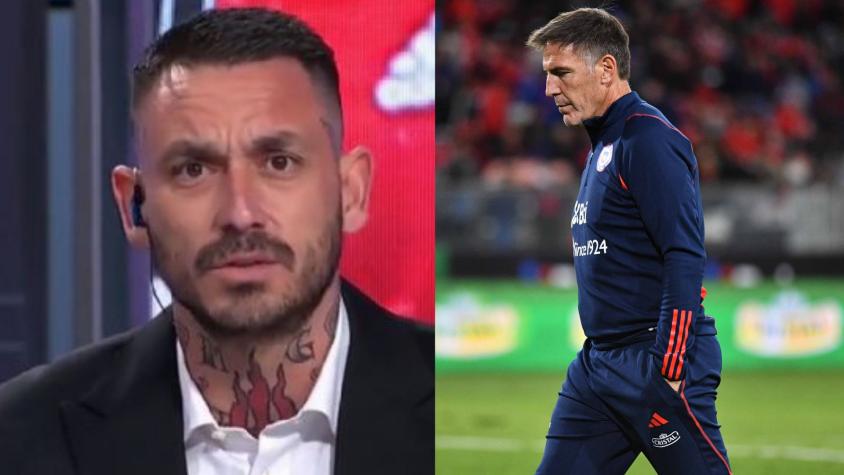 Mauricio Pinilla y Eduardo Berizzo- Créditos: Captura de pantalla, Agencia UNO