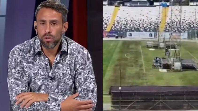 Jorge Valdivia reclamó por la cancha del Monumental y 'apretó' a Esteban Pavez: "Como capitán me hubiera plantado"