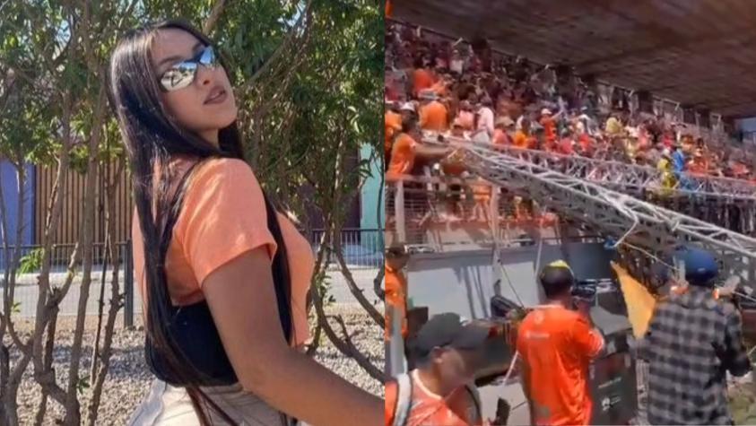 Confiman que la joven hincha de Cobreloa aplastada por una pantalla no volverá a caminar