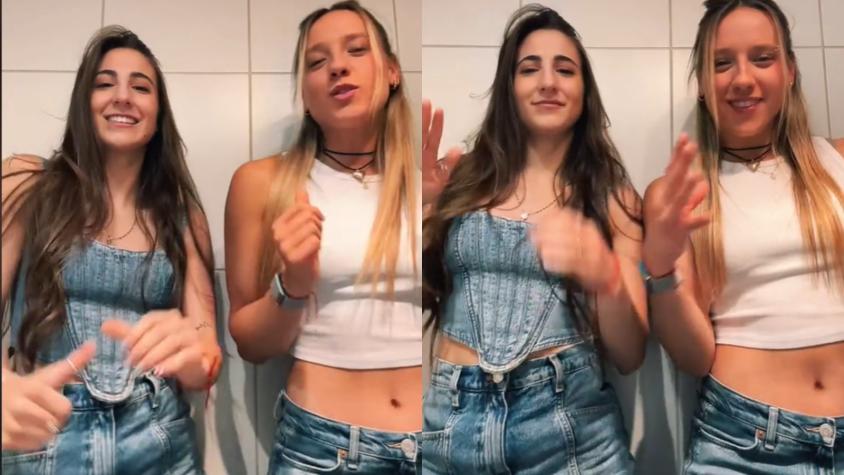 "Crossover de oro": Valentina Toro y Rocío Muñoz comparten Tiktok bailando y las redes estallan