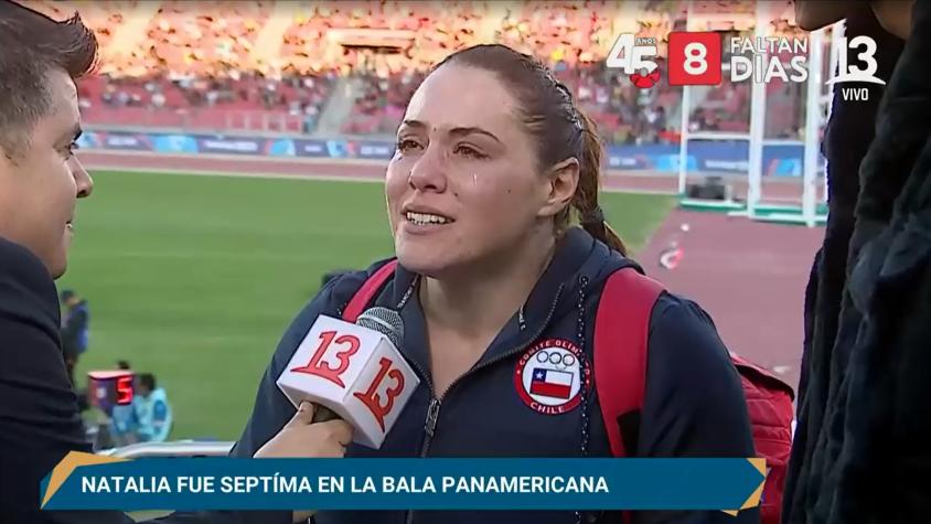 VIDEO | Tremenda: Natalia Duco se emocionó hasta las lágrimas tras participar en Santiago 2023