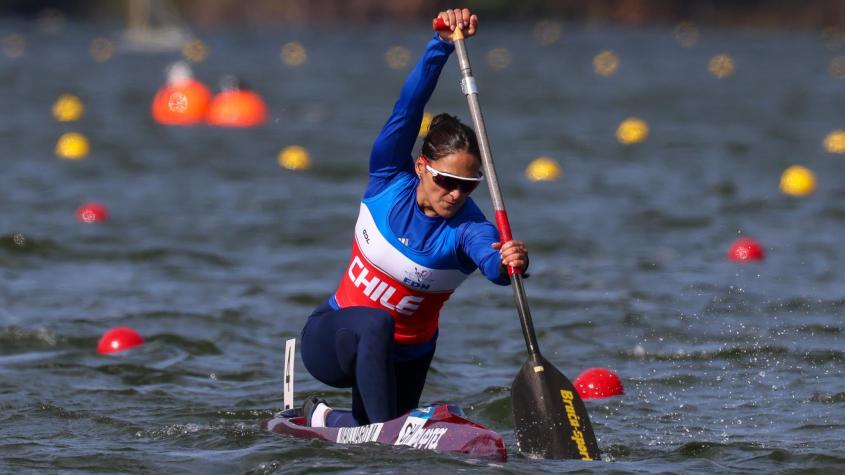 María José Mailliard dio la pelea en la final de canotaje y sumó una nueva plata para Chile en Santiago 2023