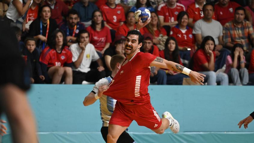 El Team Chile de balonmano va por el bronce tras caer en un duro partido con Argentina