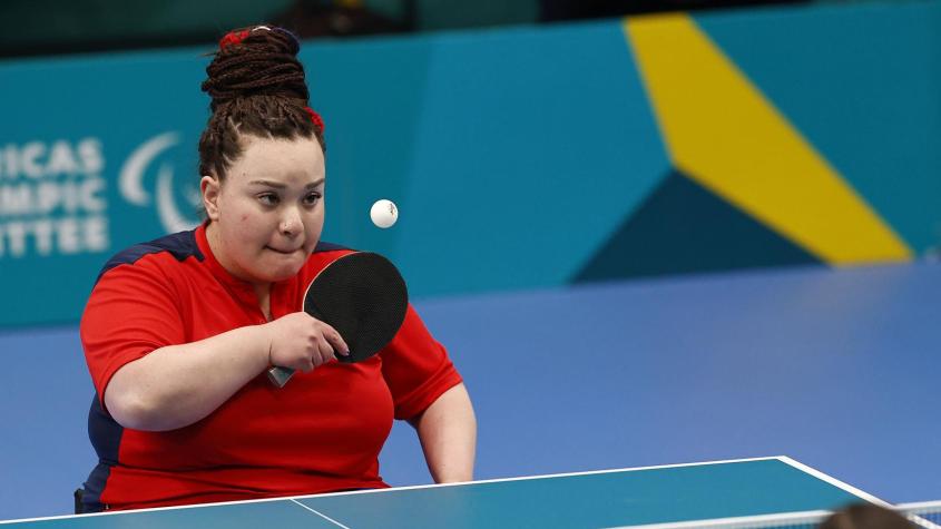 Es bicampeona: Tamara Leonelli se queda con la medalla de oro en el para tenis de mesa de Santiago 2023