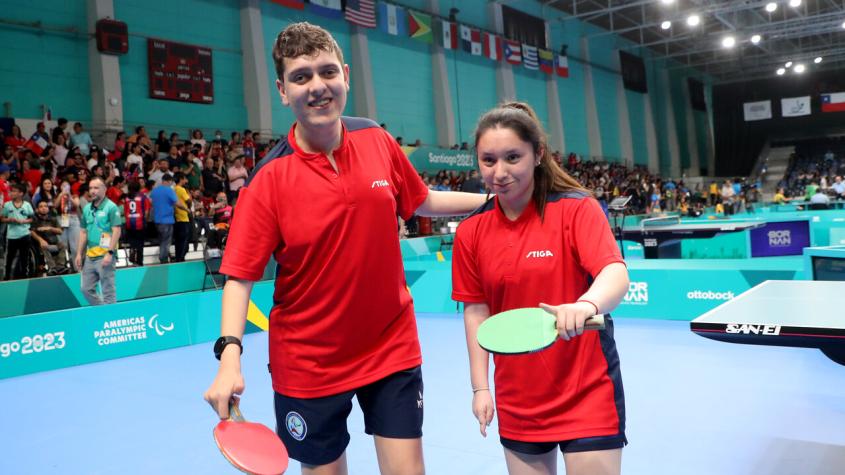 Llegó la séptima medalla de oro: Ignacio Torres y Florencia Pérez se impusieron en el para tenis de mesa