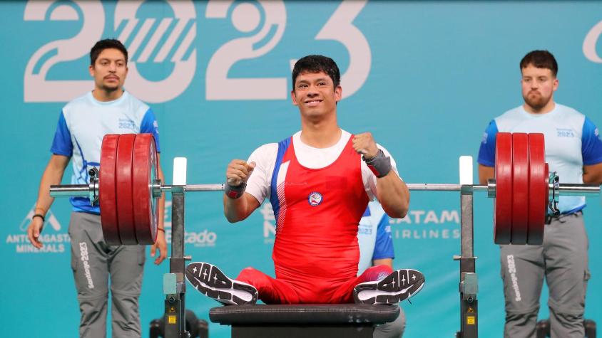 ¡Histórico! El para powerlifting sumó una nueva medalla de oro para Chile en Santiago 2023