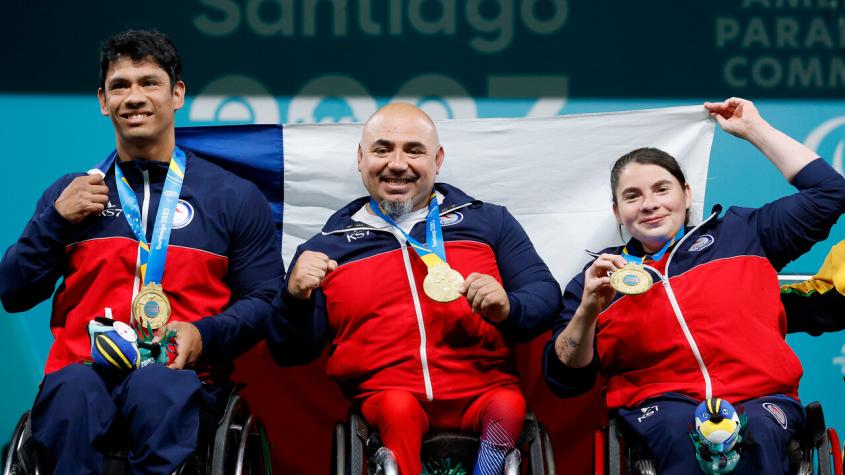 Juan Carlos Garrido y Jorge Carinao no escondieron su alegría tras conseguir la medalla de oro