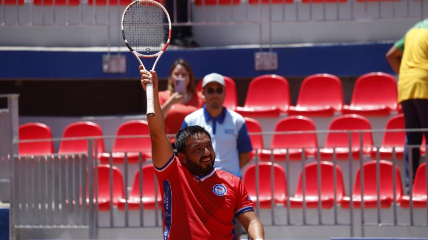Francisco Cayulef irá por la medalla de oro en el quad del tenis en silla de ruedas de Santiago 2023