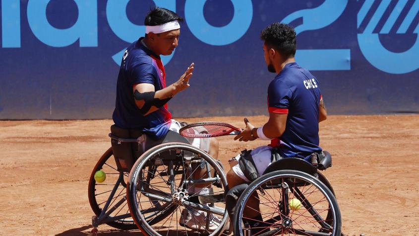 Alexander Cataldo y Brayan Tapia se quedan con el bronce tras vencer a la dupla estadounidense de Para Tenis