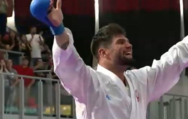VIDEO | El emocionante combate de Rodrigo Rojas para quedarse con la medalla de oro en el karate de Santiago 2023