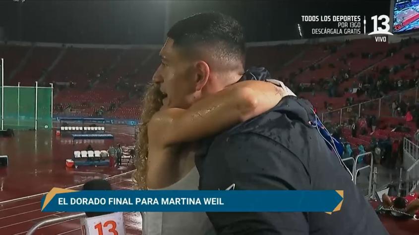 “Eres el orgullo de Chile”: El emocionante momento entre Sammis Reyes y Martina Weil en Santiago 2023