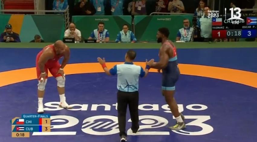 ¡Sorpresa total! Yasmani Acosta cae en cuartos de final y deja escapar la lucha por el oro en Santiago 2023
