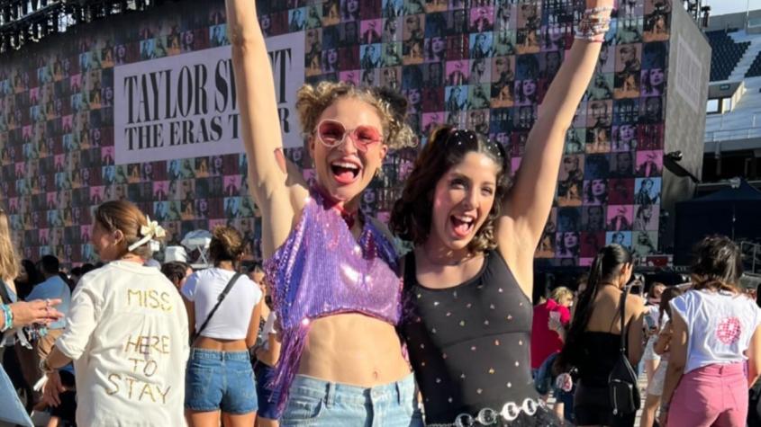 ¡En Argentina! Martina Weil se olvida de las polémicas de Santiago 2023 en el concierto de Taylor Swift