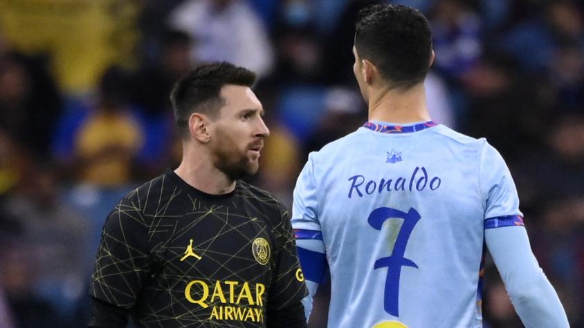 Lionel Messi y Cristiano Ronaldo volverán a enfrentarse - Crédito: AFP