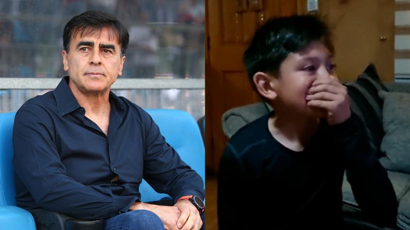 El emotivo adiós de Gustavo Quinteros a pequeño hincha de Colo Colo: “Nos vamos a volver a encontrar”