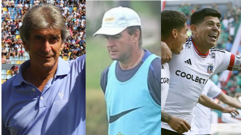 Manuel Pellegrini y Colo Colo / Agencia Uno 