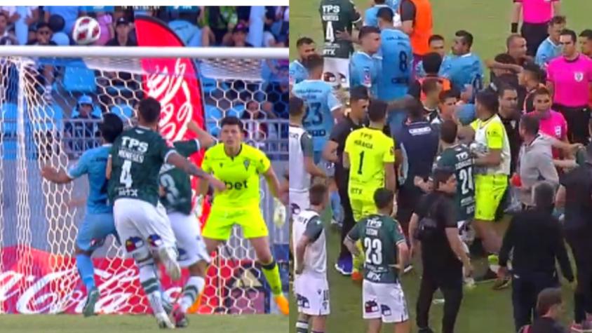 Santiago Wanderers vs Iquique / Captura TNT Sports 