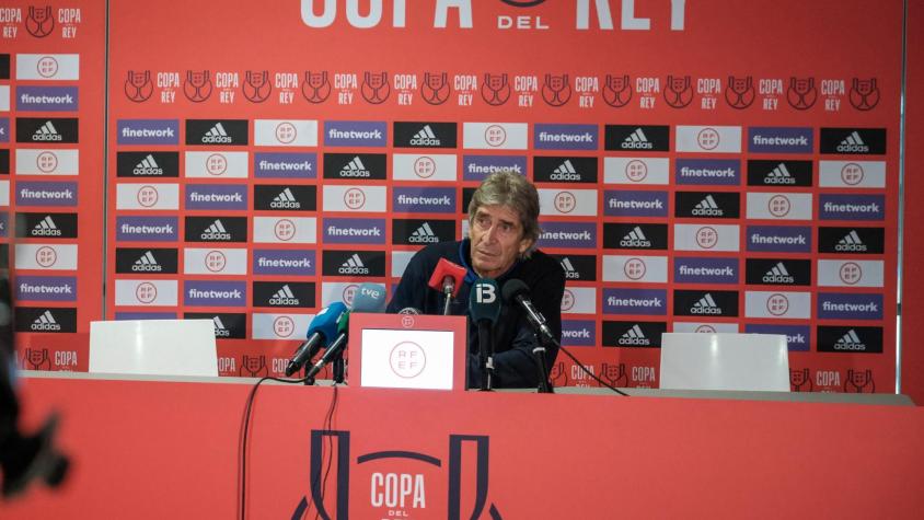 Manuel Pellegrini en conferencia de prensa / Real Betis 