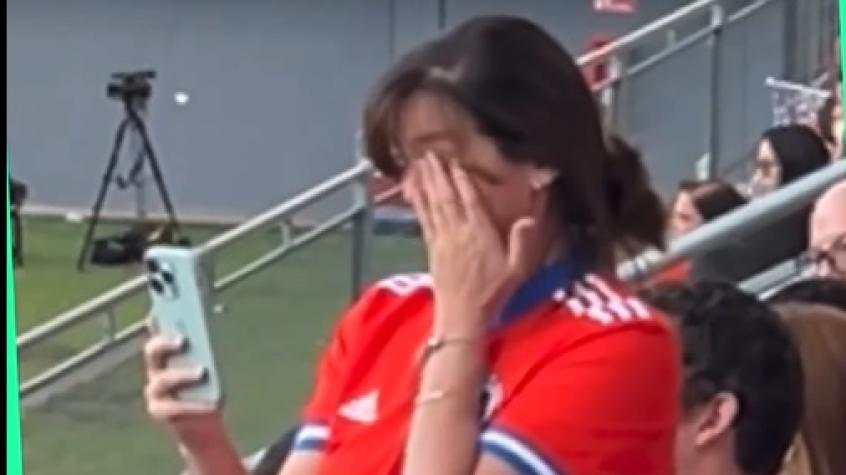 Madre de Agustina Heyermann se emocionó hasta las lágrimas con el debut de su hija en La Roja