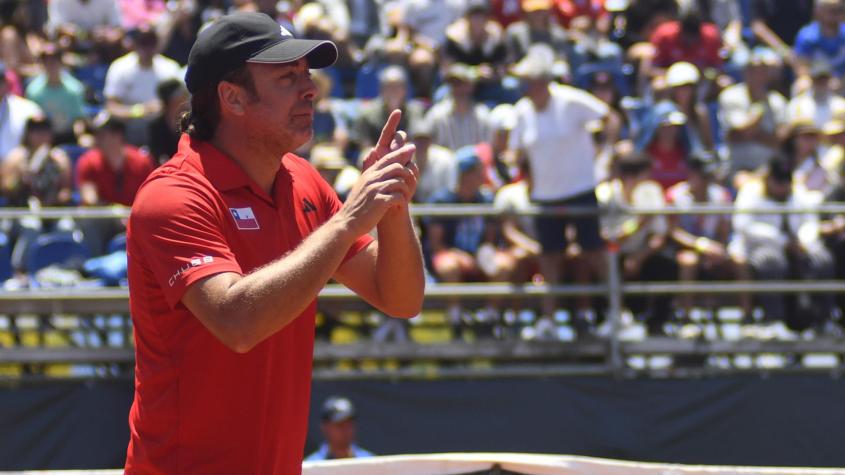 Nicolás Massú fue captado entrenando a promesa del tenis mundial