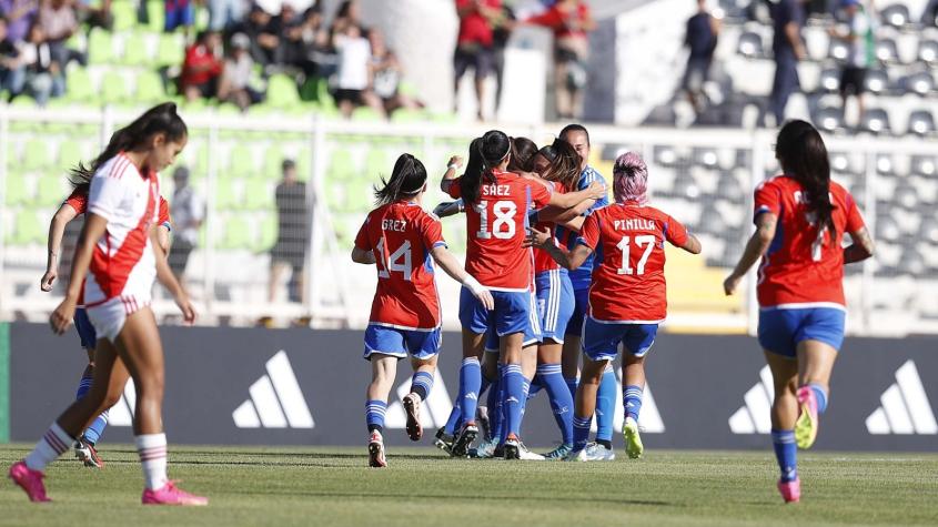 La Roja Femenina cierra el año con una goleada ante Perú en La Cisterna
