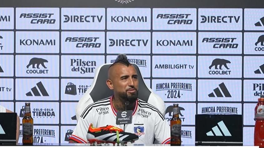 Arturo Vidal / Captura Colo Colo 