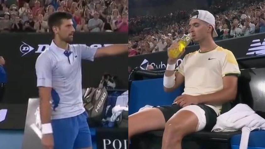 El notable gesto de Novak Djokovic con su rival tras durísimo debut en el Australia Open