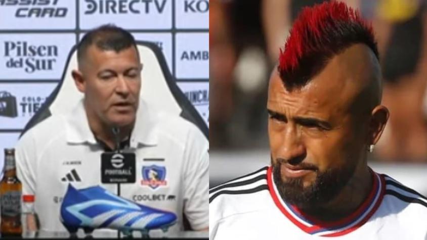 Jorge Almirón responde a la pregunta que todos se hacen sobre Colo Colo y Arturo Vidal 