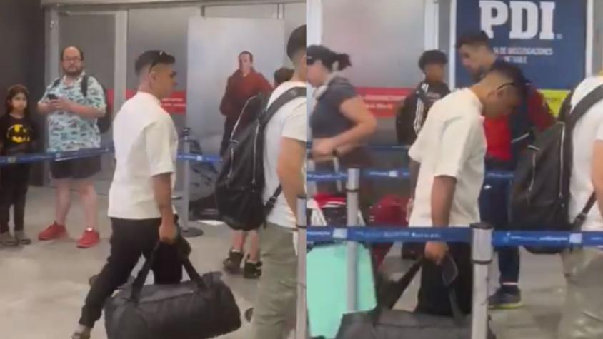 Jordhy Thompson logró emprender viaje a Europa tras sufrir percance en el Aeropuerto de Santiago