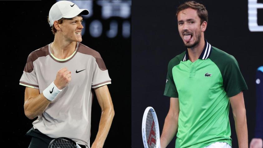 Australian Open: Cuándo, a qué hora y dónde ver la final entre Jannik Sinner y Daniil Medvedev