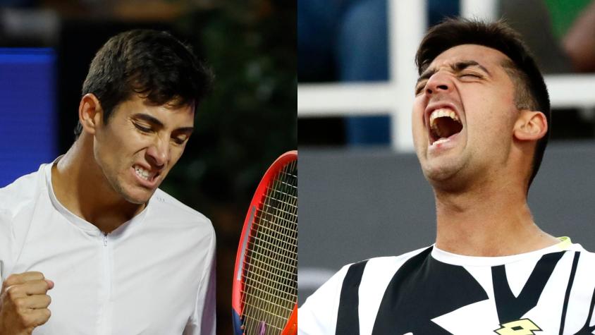 Cristian Garín y Tomás Barrios conocieron a sus rivales en el Challenger de Punta del Este