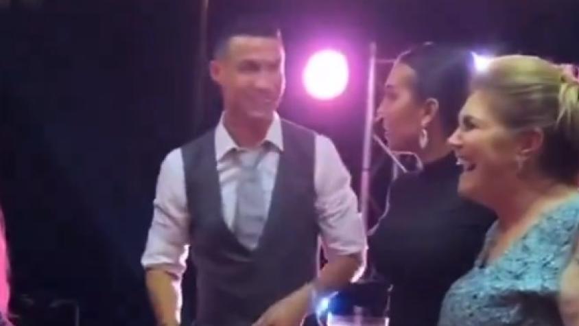 El gesto de Georgina Rodríguez a Cristiano Ronaldo - Crédito: X