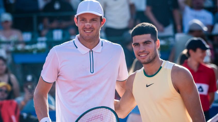 Nicolás Jarry recibió mensaje de Carlos Alcaraz - Crédito: Argentina Open.