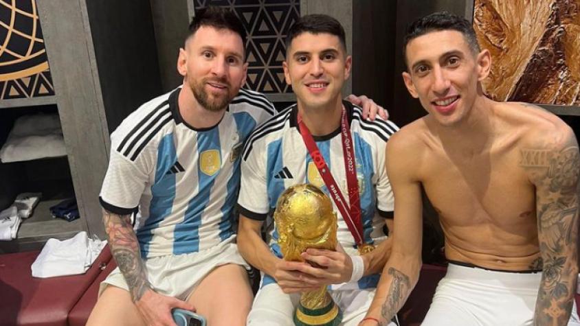 Messi, Palacios y Di María - Créditos: Instagram