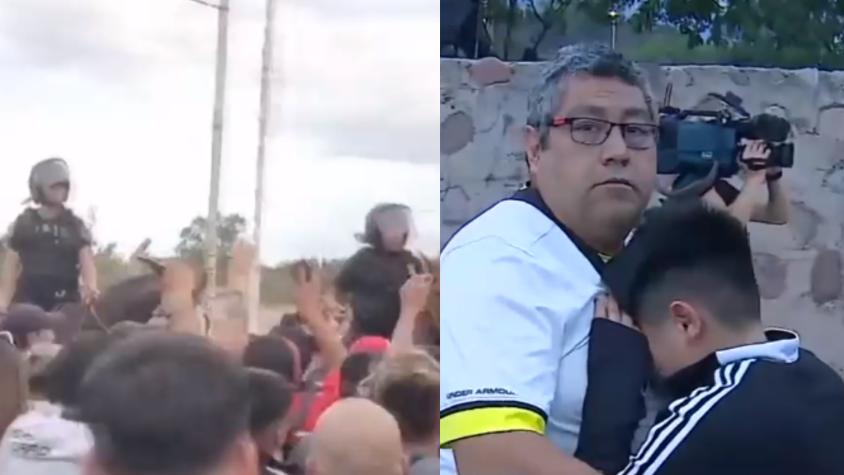 Hinchas de Colo Colo denuncian brutal golpiza de la policía Argentina en Mendoza