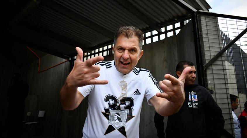 Aníbal Mosa destacó el apoyo del hincha de colo Colo en Mendoza - Crédito: Photosport.