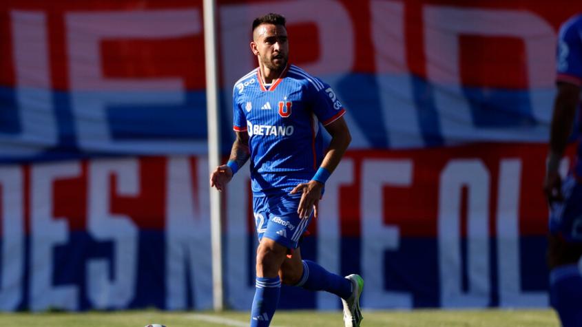 Matías Zaldivia se alista para el partido entre U de Chile y Audax - Crédito: Photosport.