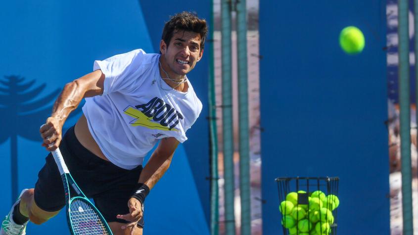 Cristian Garin quiere recuper su nivel en el Chile Open - Crédito: Photosport.