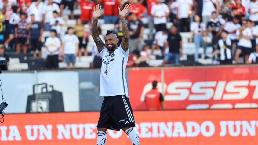 Arturo Vidal regresó a Colo Colo - Crédito: Photosport.