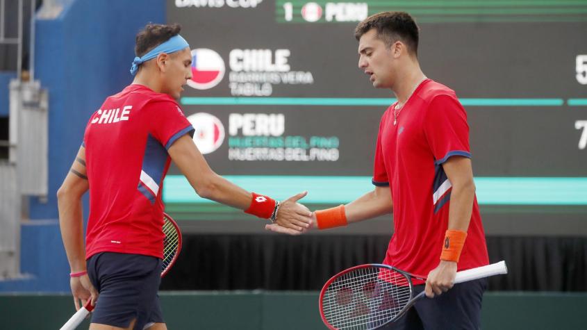 Chile se complica: Tabilo y Barrios caen en el dobles de Copa Davis y ahora todo depende de Nicolás Jarry