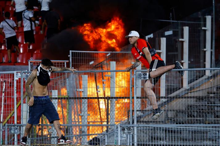 La Supercopa entre Huachipato y Colo Colo se suspendió por incidentes - Crédito: Photosport