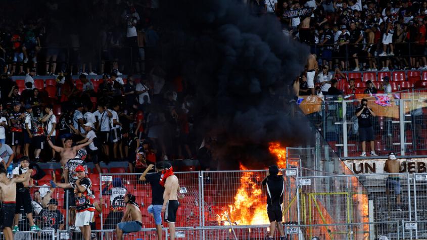 La Supercopa entre Huachipato y Colo Colo se suspendió por incidentes - Crédito: Photosport