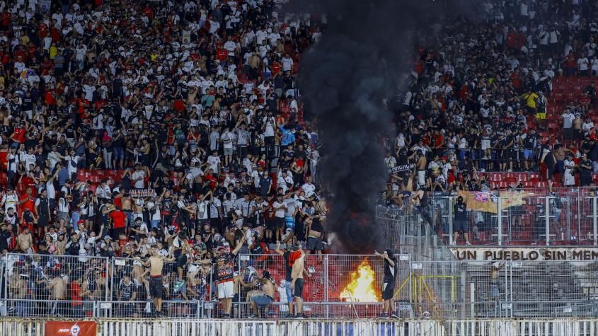 Las lamentables imágenes que dejó el incendio de los hinchas de Colo Colo en el Estadio Nacional