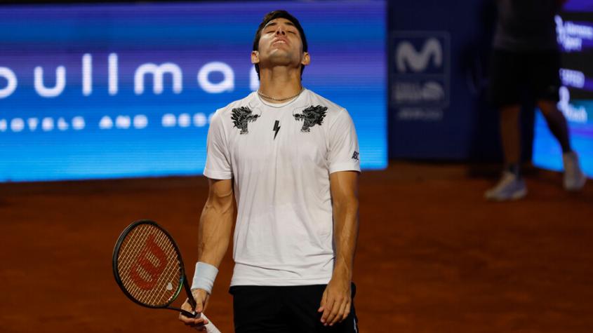 Cristian Garin fue eliminado del Chile Open - Crédito: Photosport.